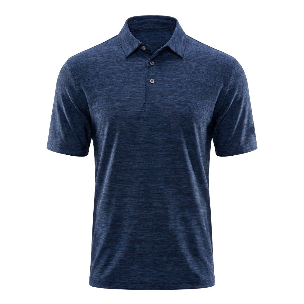 PGA TOUR JASPE AIRFLUX® POLO - Peacoat Heather