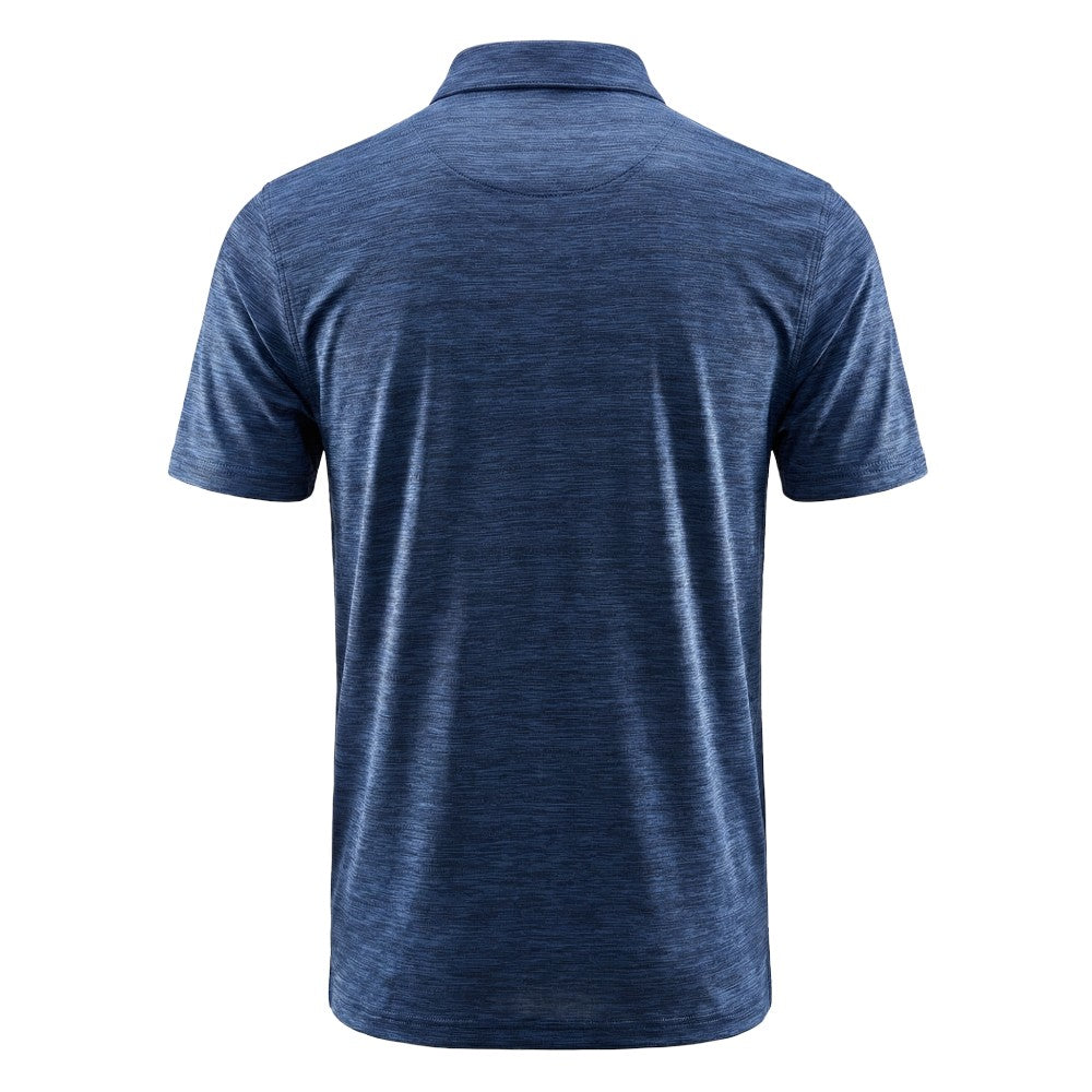 PGA TOUR JASPE AIRFLUX® POLO - Peacoat Heather