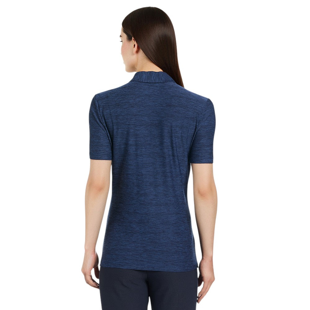 PGA TOUR LADIES JASPE AIRFLUX® POLO - Peacoat Heather