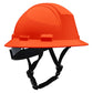 PIP 280-HP642R-CH Dynamic Kilimanjaro ANSI Type II Full Brim Hard Hat - 4-Point Ratchet Suspension - Orange