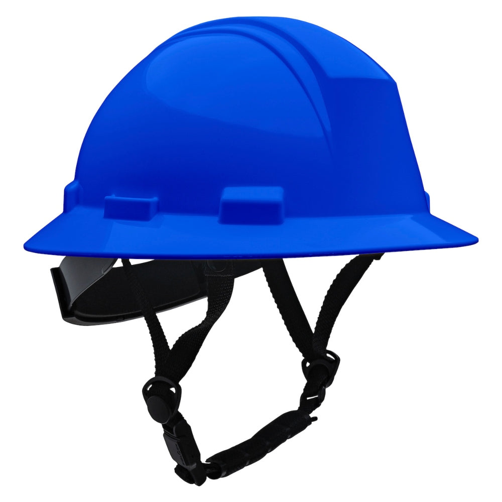 PIP 280-HP642R-CH Dynamic Kilimanjaro ANSI Type II Full Brim Hard Hat - 4-Point Ratchet Suspension - Royal