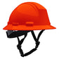 PIP 280-HP642R-CH Dynamic Kilimanjaro ANSI Type II Full Brim Hard Hat - 4-Point Ratchet Suspension - Orange