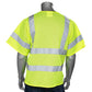 PIP 303-V100 Economy Type R Class 3 Dual Sized Value Mesh Safety Vest - Yellow/Lime