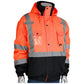 PIP 333-1770 Type R Class 3 Rip Stop Black Bottom Bomber Jacket - Orange
