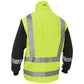 PIP 333M6375H Bisley Type R Class 3 5-in-1 Black Bottom Safety Jacket - Safety Yellow