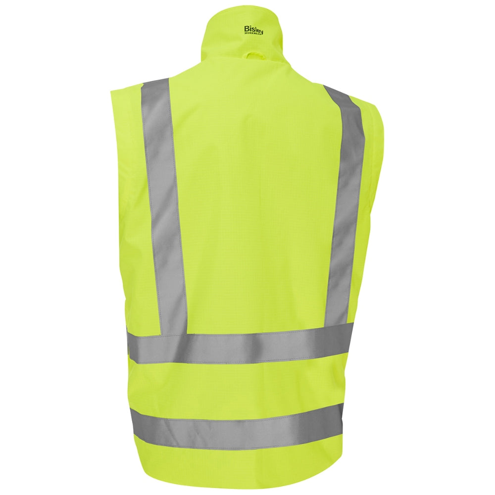 PIP 333M6375H Bisley Type R Class 3 5-in-1 Black Bottom Safety Jacket - Safety Yellow