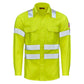 Bulwark Men's H-Visibility Dress Shirt - Hi-Vis Yellow