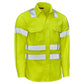 Bulwark Men's H-Visibility Dress Shirt - Hi-Vis Yellow