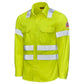 Bulwark Men's H-Visibility Dress Shirt - Hi-Vis Yellow