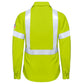 Bulwark FR Women's HI-Visibility Work Shirt - Yellow/Green