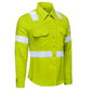 Bulwark FR Women's HI-Visibility Work Shirt - Yellow/Green
