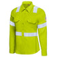 Bulwark FR Women's HI-Visibility Work Shirt - Yellow/Green