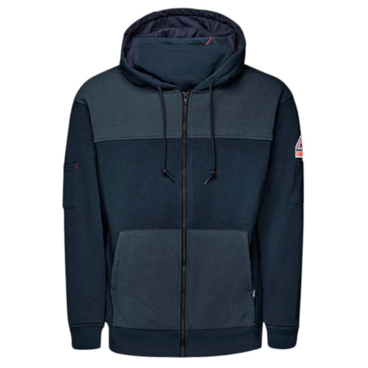 Bulwark FR Men’s FR Full Zip Hoodie with Face Mask - Navy