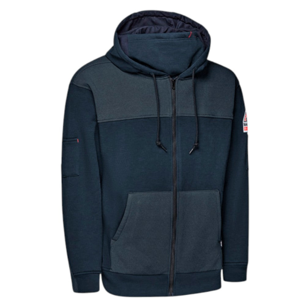 Bulwark FR Men’s FR Full Zip Hoodie with Face Mask - Navy