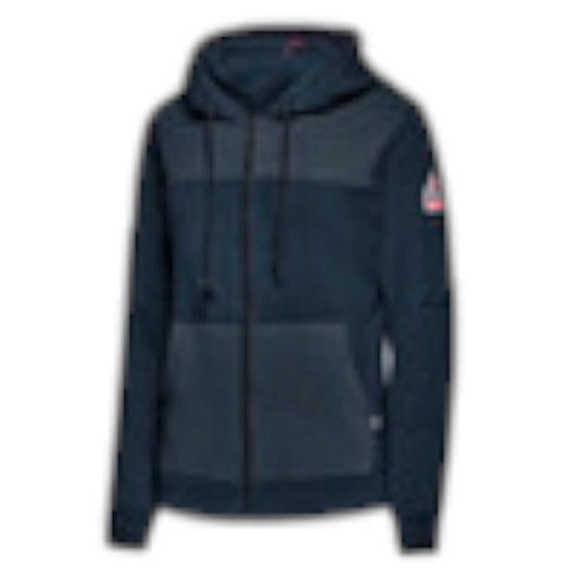 Bulwark FR Women's FR Fleece Full Zip Hoodie - Navy