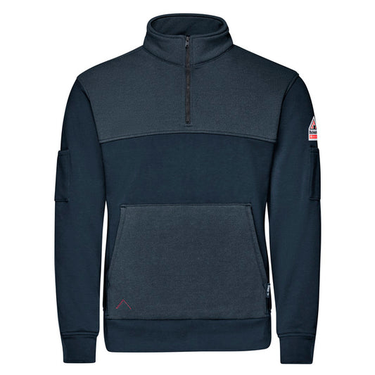 Bulwark FR Men’s FR Fleece 1/4 Zip - Navy