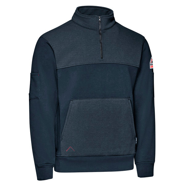 Bulwark FR Men’s FR Fleece 1/4 Zip - Navy