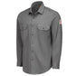 Bulwark FR Flex Knit Button Down Shirt - Charcoal