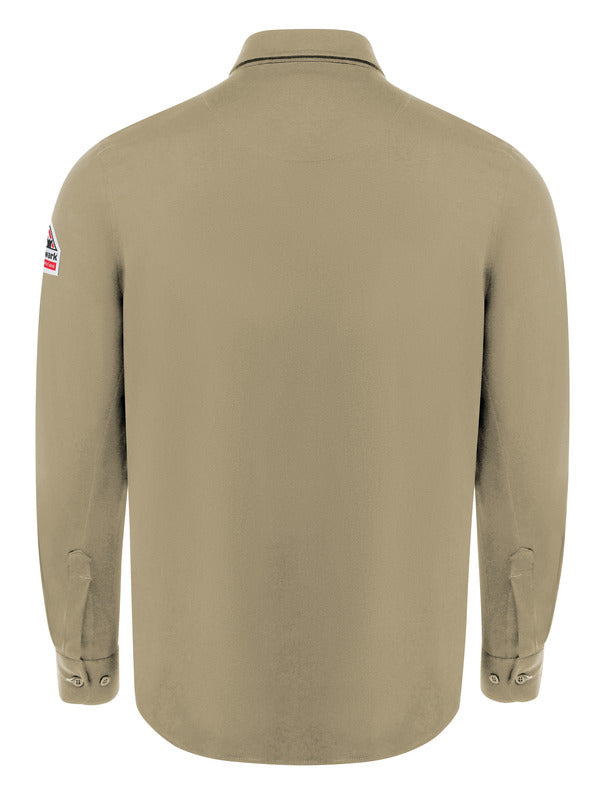 Bulwark FR Flex Knit Button Down Shirt - Khaki