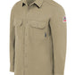 Bulwark FR Flex Knit Button Down Shirt - Khaki