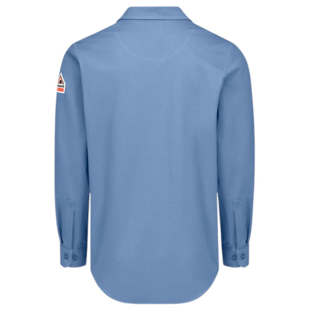 Bulwark FR Flex Knit Button Down Shirt - Light Blue