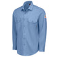 Bulwark FR Flex Knit Button Down Shirt - Light Blue