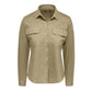 Bulwark FR Women's Flex Knit Button Down Shirt - Khaki