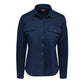 Bulwark FR Women's Flex Knit Button Down Shirt - Navy