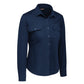 Bulwark FR Women's Flex Knit Button Down Shirt - Navy