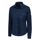 Bulwark FR Women's Flex Knit Button Down Shirt - Navy