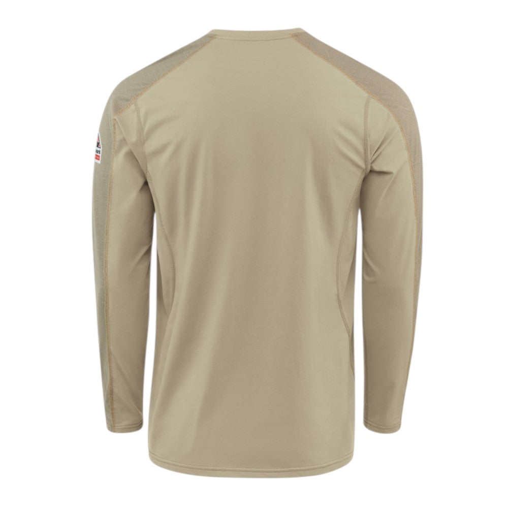 Bulwark FR Men's Flex Knit Henley - Khaki