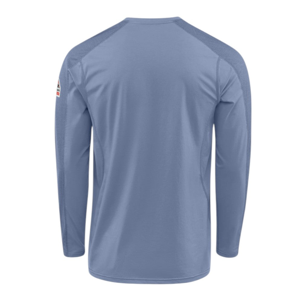 Bulwark FR Men's Flex Knit Henley - Light Blue