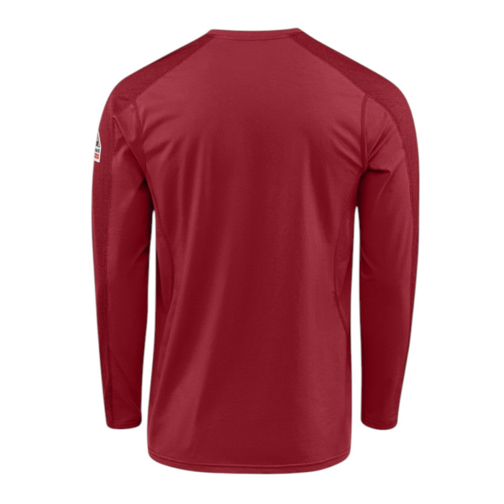 Bulwark FR Men's Flex Knit Henley - Red