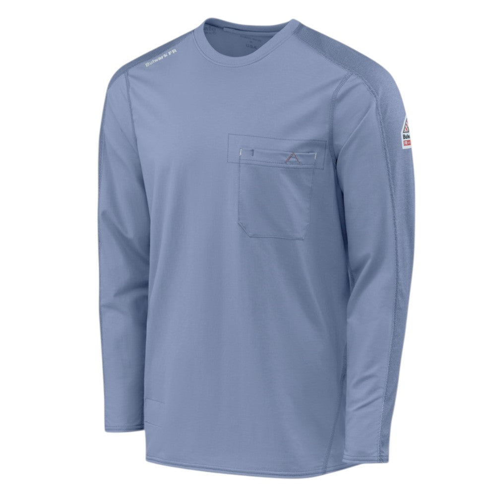 Bulwark FR Flex Knit Tee - Light Blue