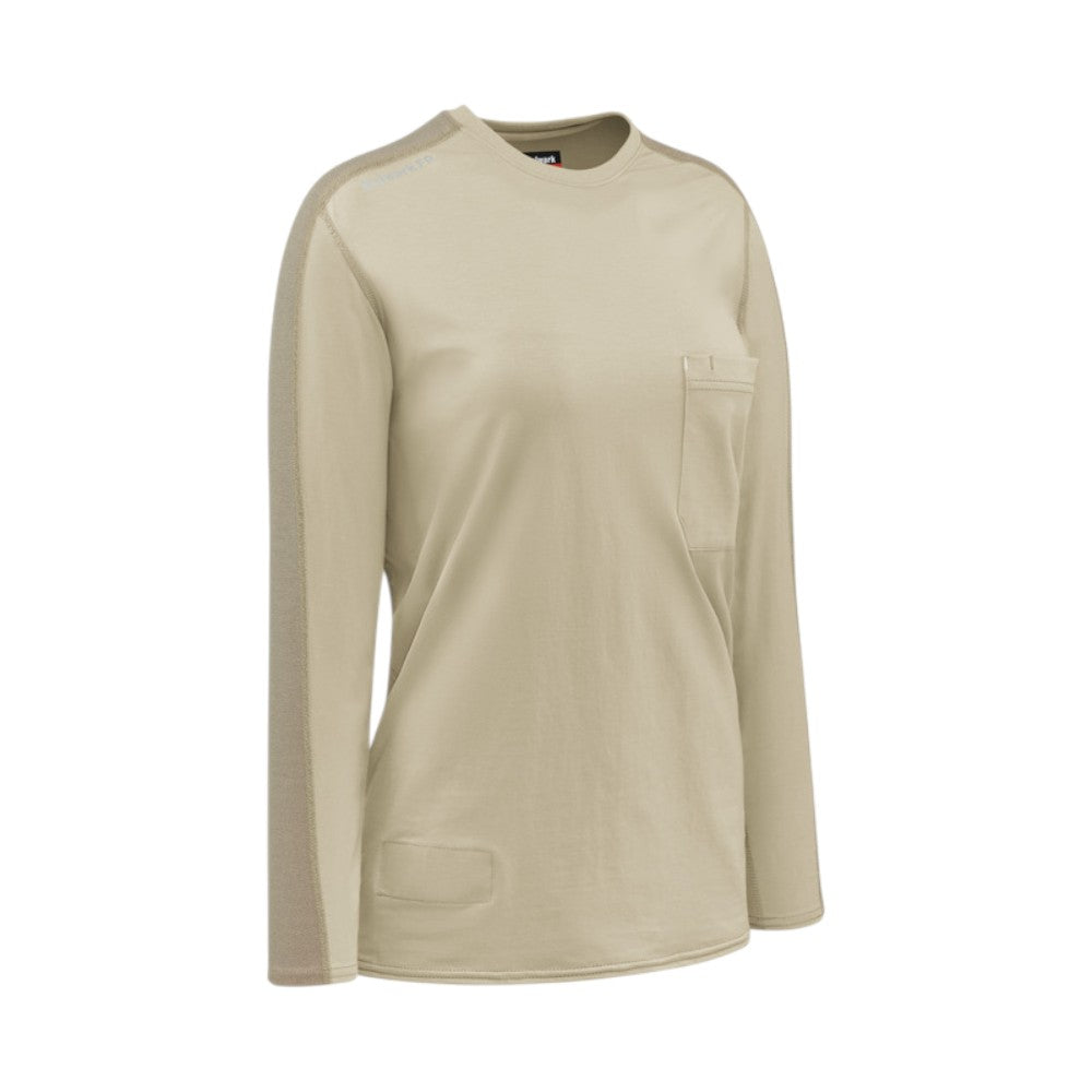 Bulwark FR Women's Flex Knit Tee - Khaki