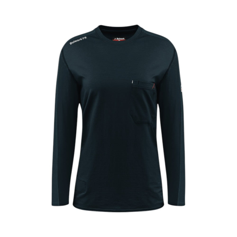 Bulwark FR Women's Flex Knit Tee - Navy
