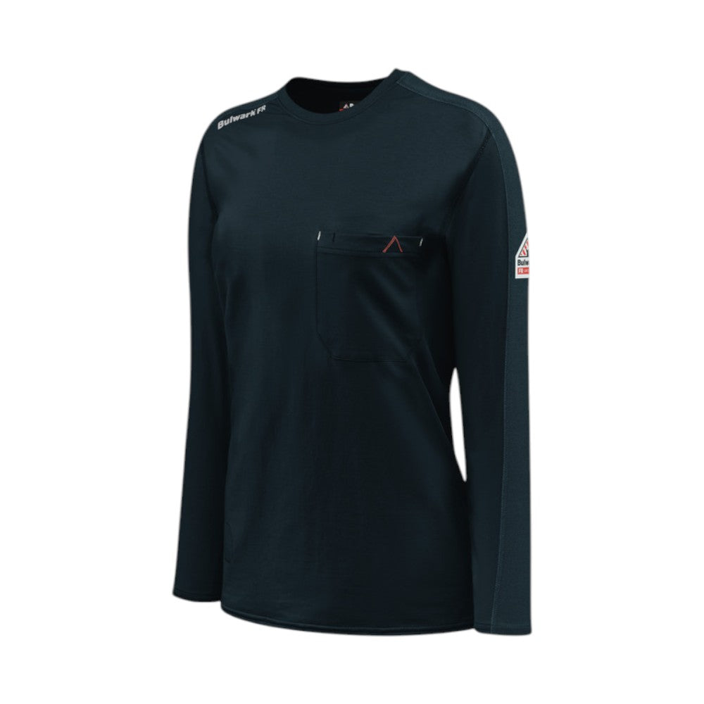 Bulwark FR Women's Flex Knit Tee - Navy