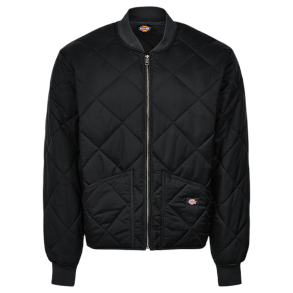 DICKIES Diamond Quilted Jacket - Black
