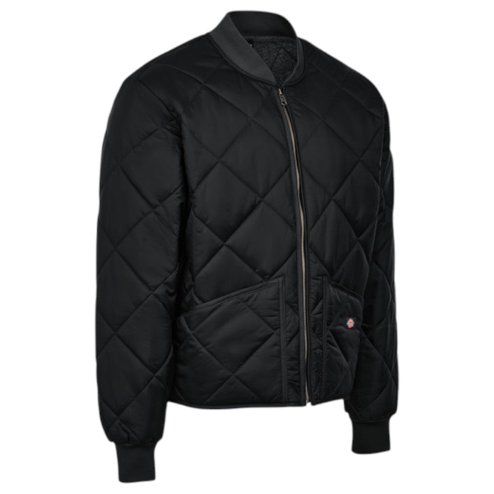 DICKIES Diamond Quilted Jacket - Black