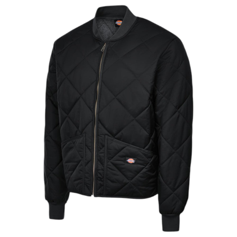 DICKIES Diamond Quilted Jacket - Black