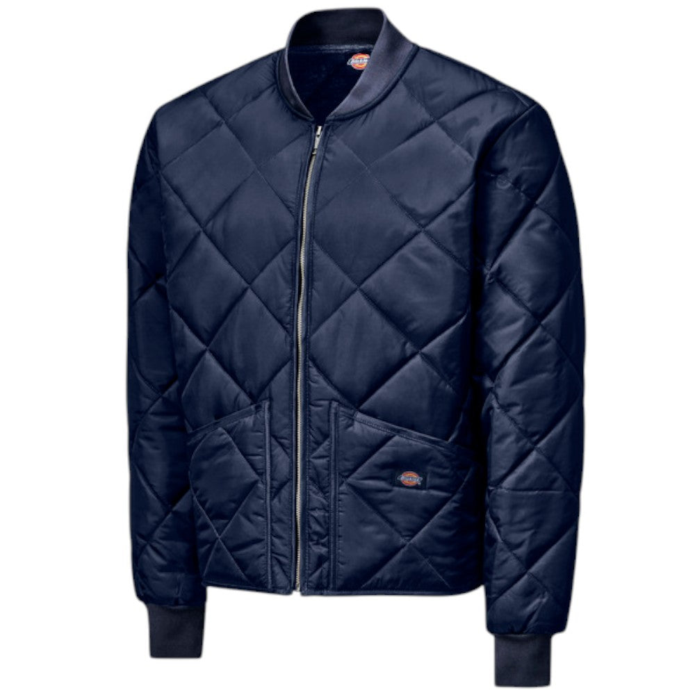 DICKIES Diamond Quilted Jacket - Dark Navy