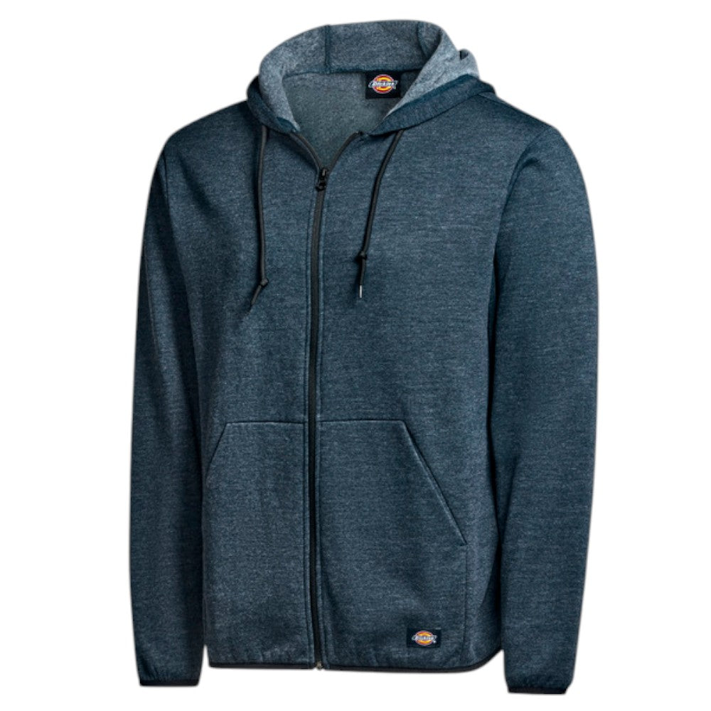 DICKIES Full Zip Fleece Hoodie - Dark Navy Heather