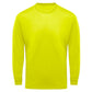 Red Kap® Uniform Long Sleeve T-Shirt - Yellow Lime