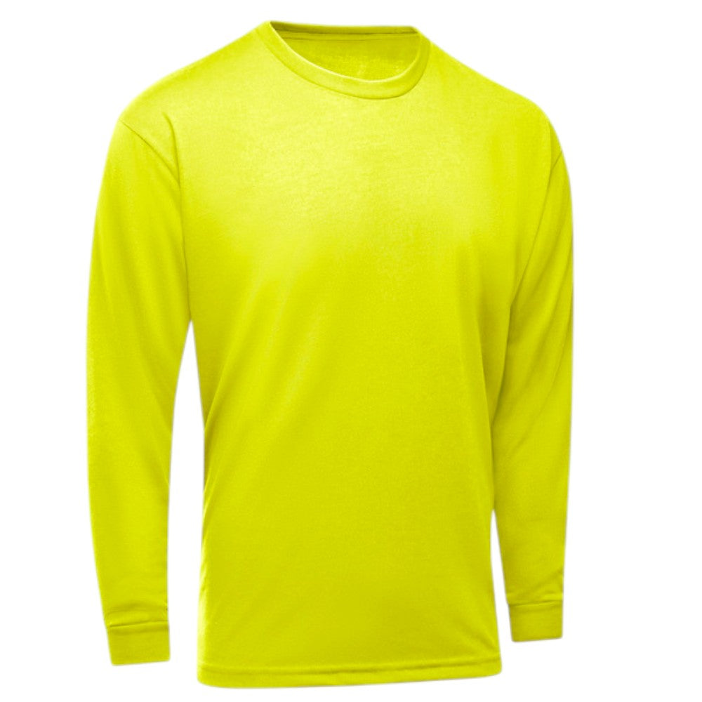 Red Kap® Uniform Long Sleeve T-Shirt - Yellow Lime