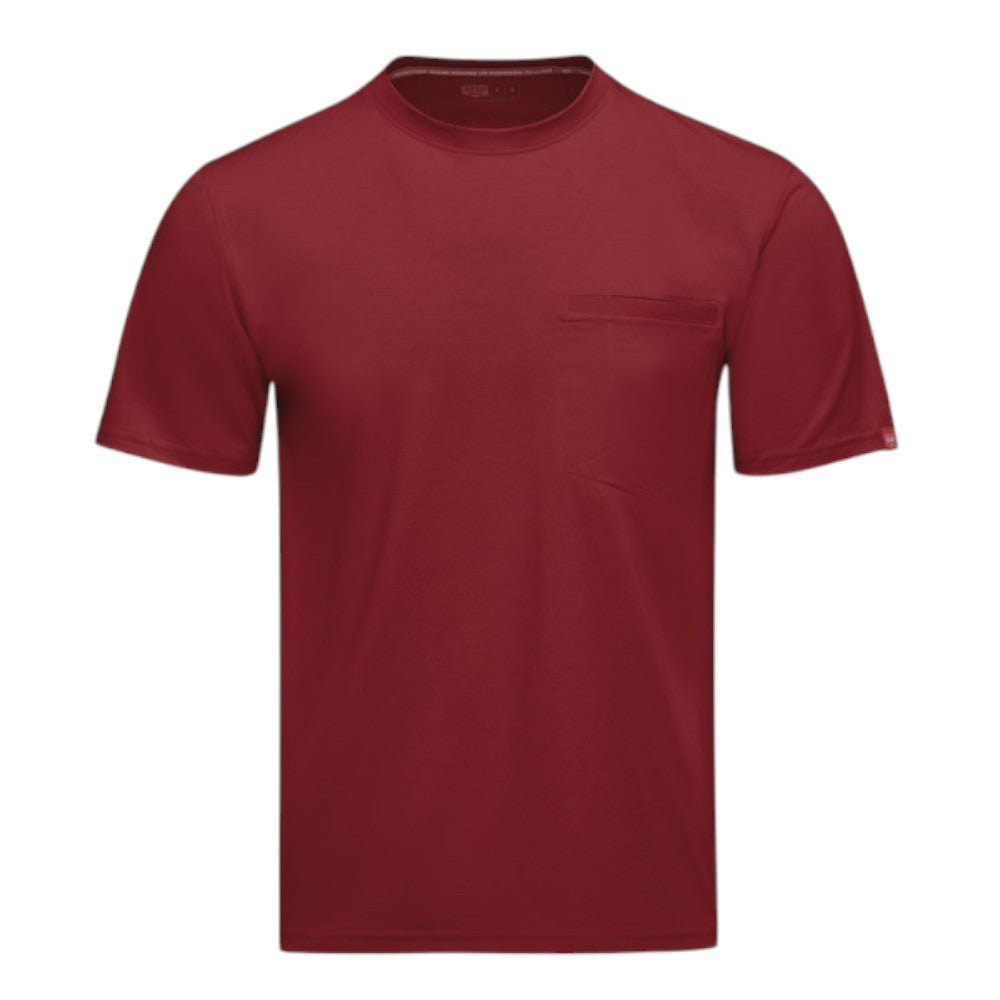 Red Kap® Men's Cooling Short Sleeve Pocket Tee - Crimson
