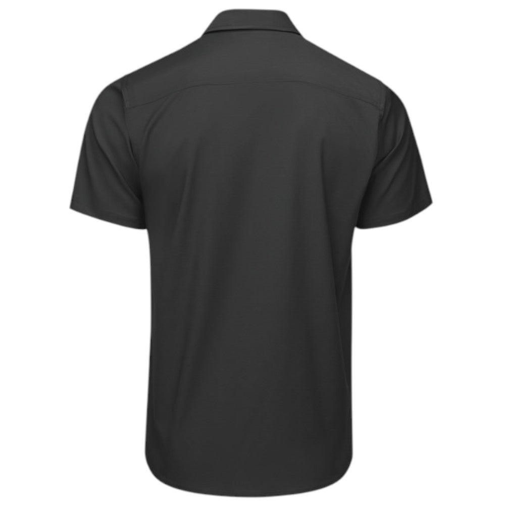 Red Kap® Men's Cooling Short Sleeve Work Shirt - Black