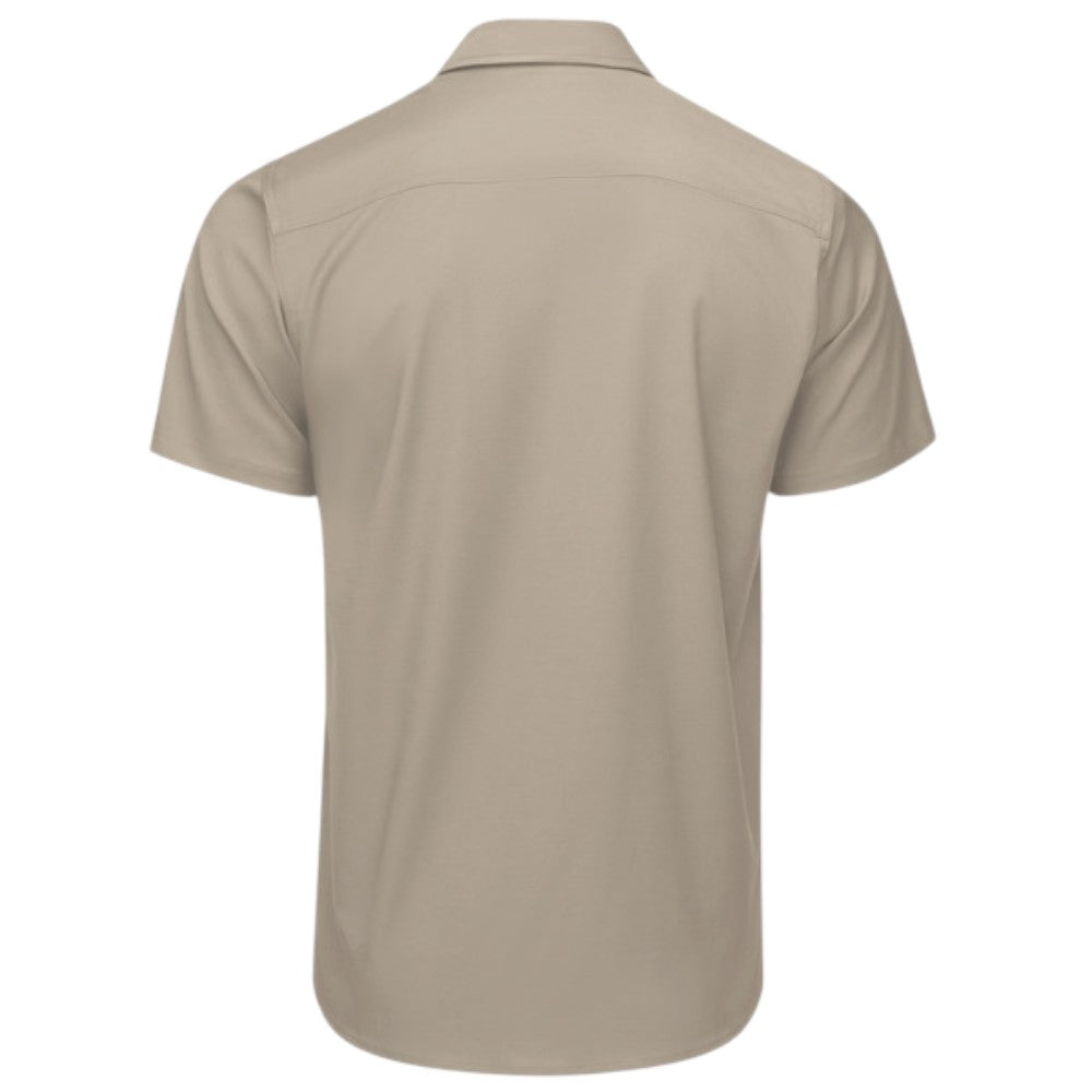 Red Kap® Men's Cooling Short Sleeve Work Shirt - Sand