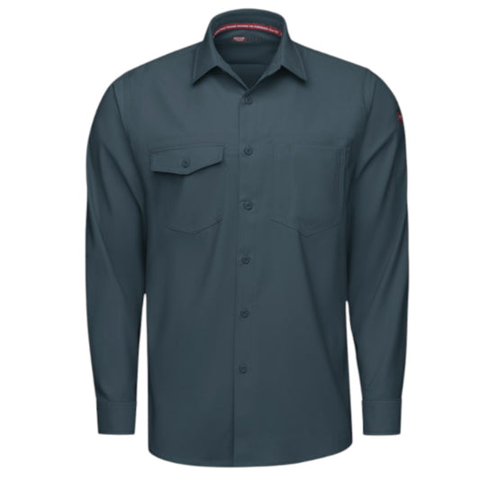 Red Kap® Men's Cooling Long Sleeve Work Shirt - Arctic