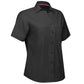 Red Kap® Women's Cooling Short Sleeve Work Shirt - Black