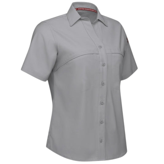 Red Kap® Women's Cooling Short Sleeve Work Shirt - Gravel